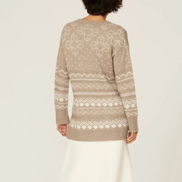 Medium - THAKOON - Wool Fair Isle Intarsia Sweater Rent the Runway $250 msrp - Picture 3 of 14